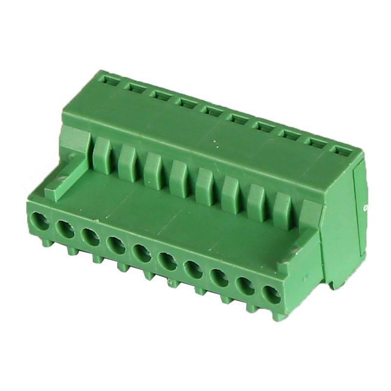 10 poziții 3,5 mm bloc terminal conectabil pas