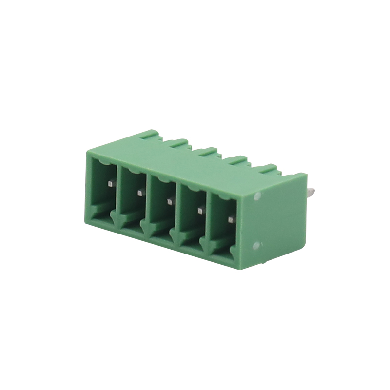 Conector de fir terminal PCB verde de 3,5 mm