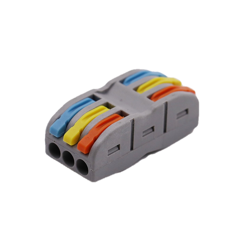 4 In 4 Out Conector electronic rapid în linie colorat