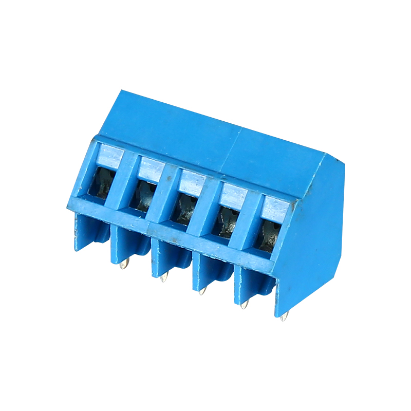 Bloc terminal PCB Bleu de 5,0 mm cu șurub