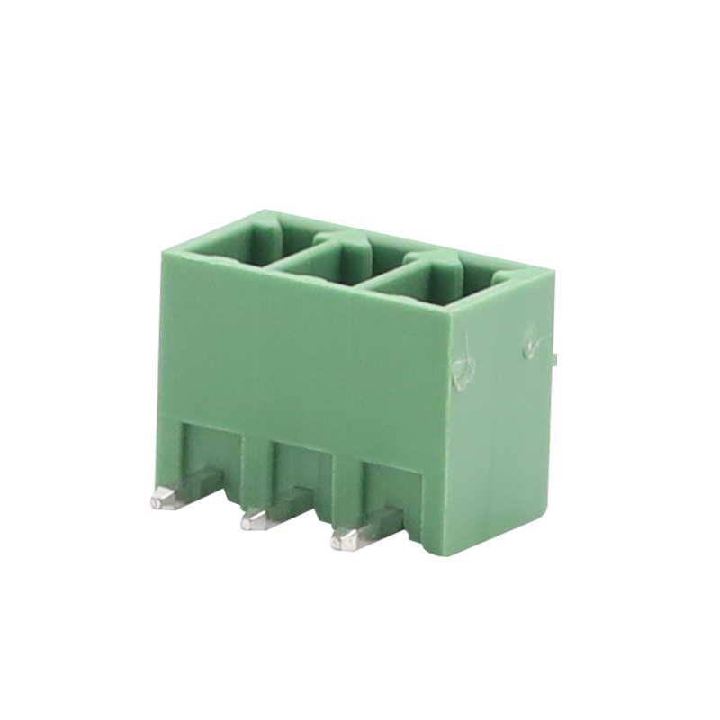 Bloc terminal PCB de 3,81 mm verde mamă