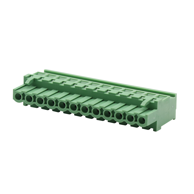 Bloc terminal de 5,08 mm verde femel pentru PCB