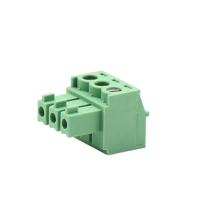 Bloc de borne pentru PCB cu șurub verde de 3,81 mm